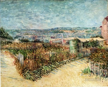 Huertos en Montmartre Vincent van Gogh Pinturas al óleo
